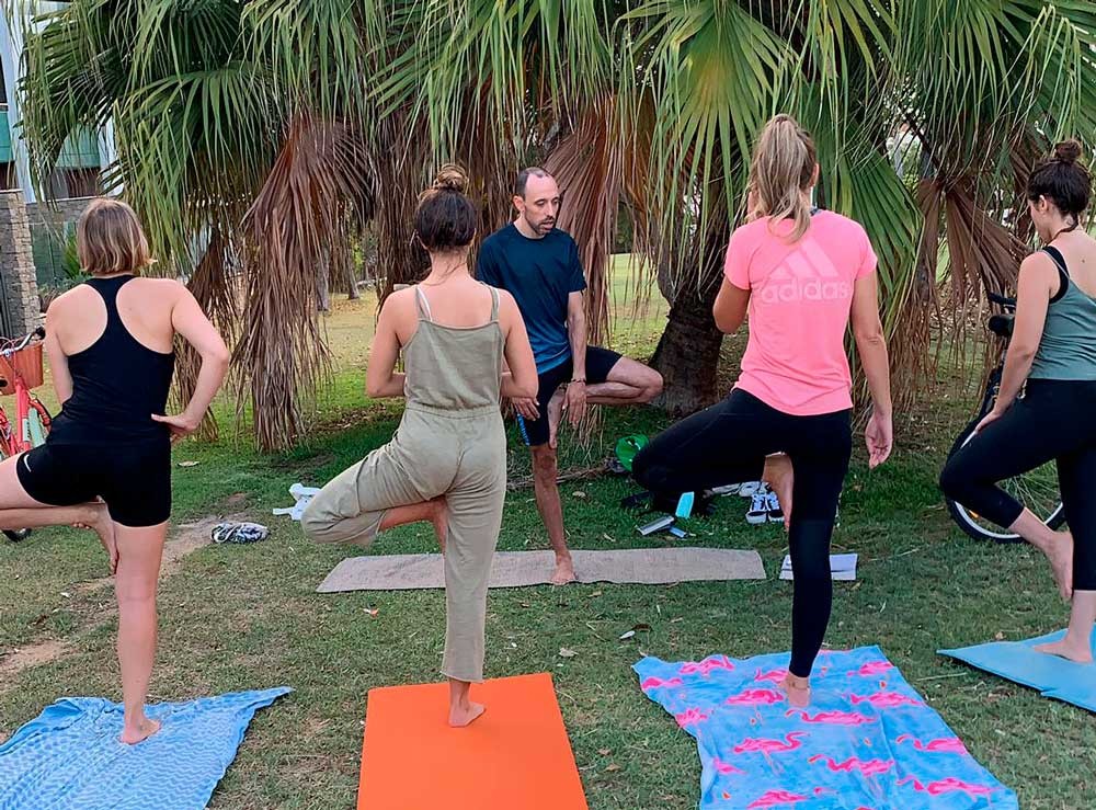 Clase de Yoga en Australia