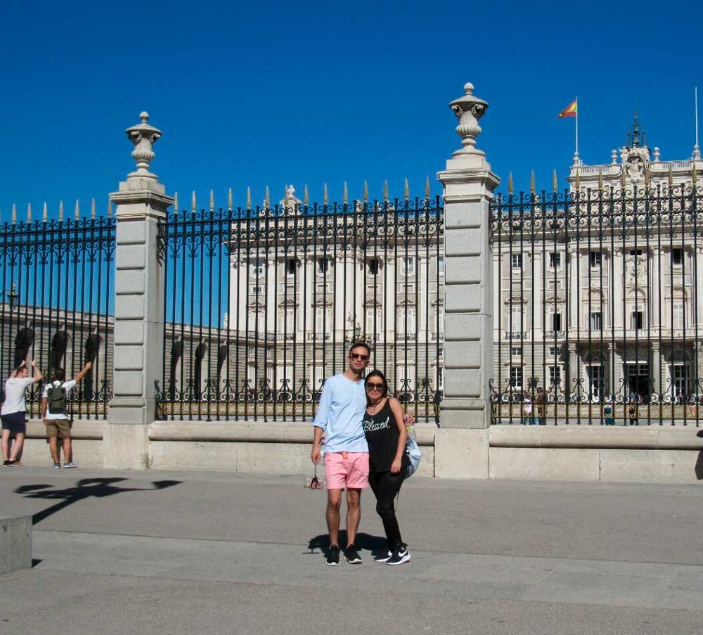 Pareja en Barcelona