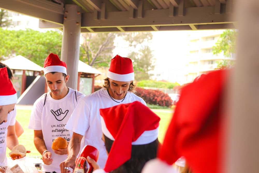 Barbacoa de estudiantes en Australia