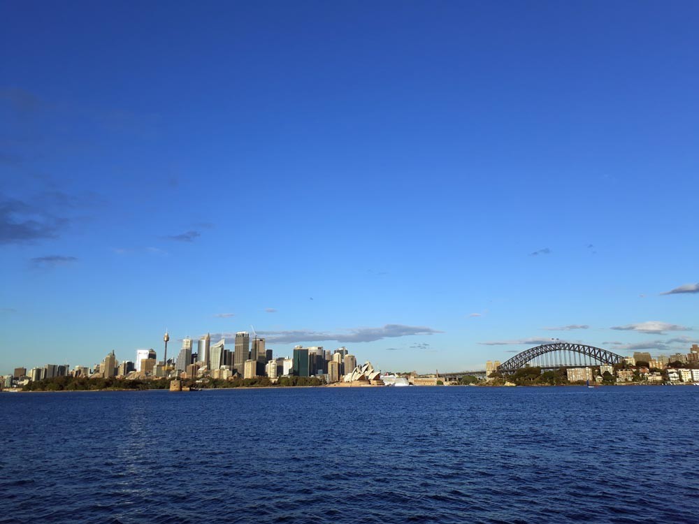 Vistas de la Opera House en Sydney