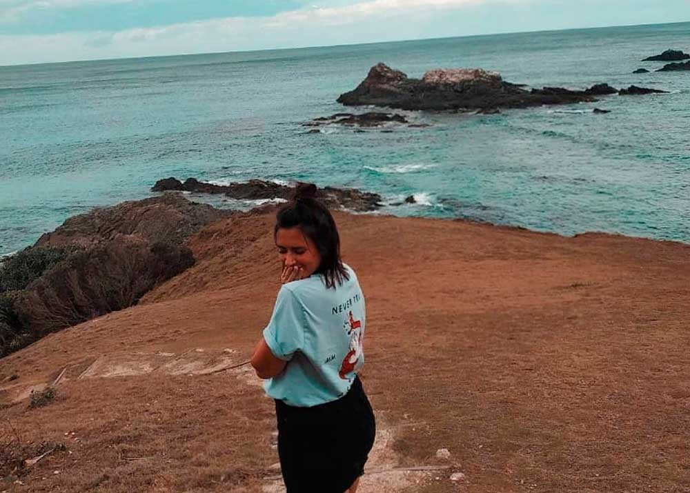 Chica en Australia