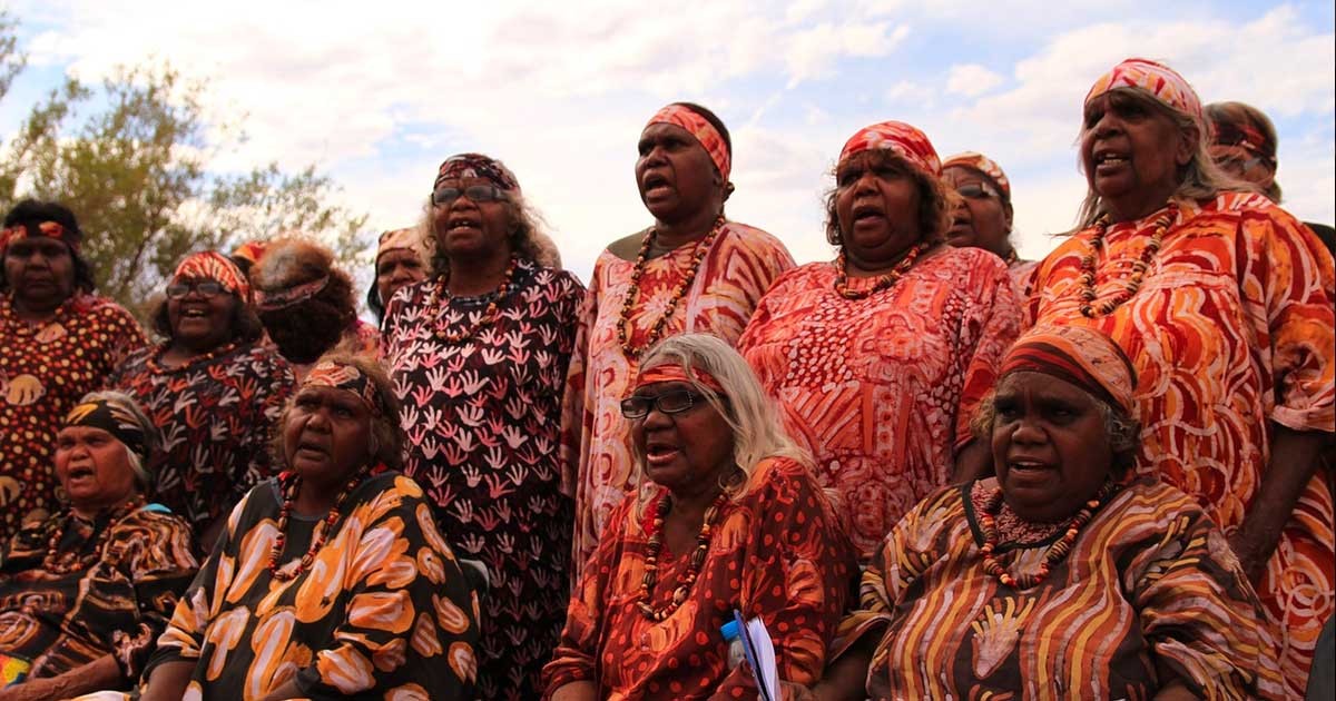 Aborígenes australianos en el Australia Day