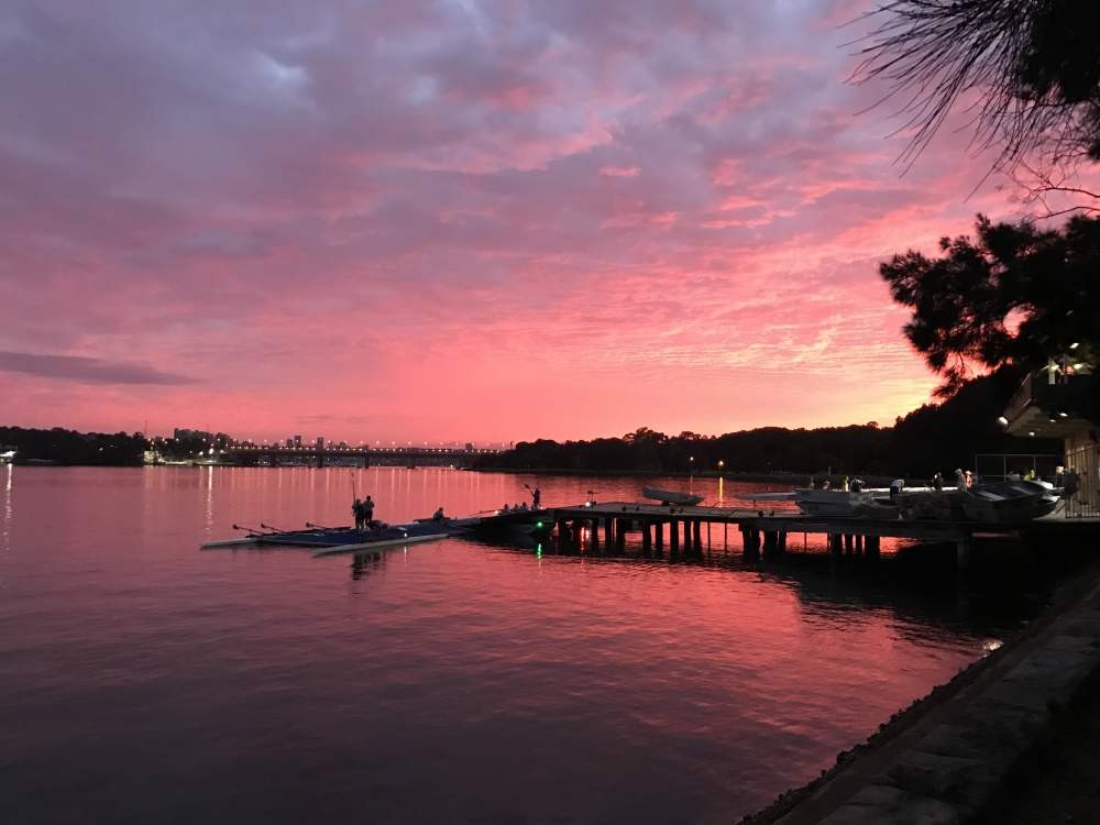 Atardecer australia paisaje